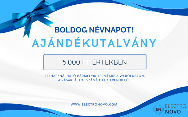 Electronovo ® Ajándékutalvány 5000 Ft értékben