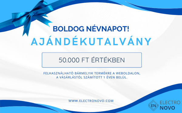 Electronovo ® Ajándékutalvány 50.000 Ft értékben