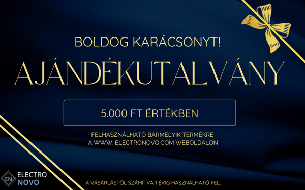 Electronovo ® Ajándékutalvány 5000 Ft értékben